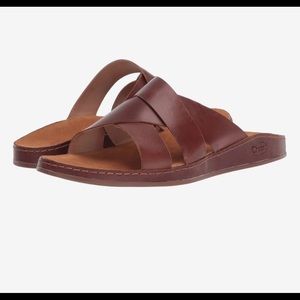 Wayfarer Slide Sandal Toffee